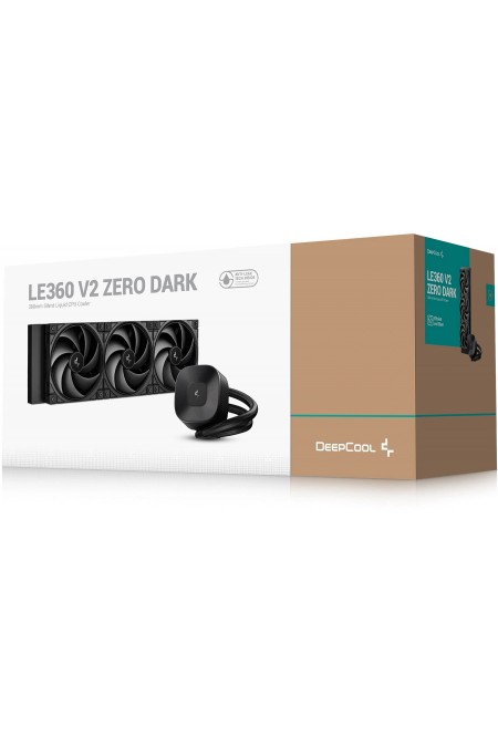 Система водяного охлаждения Deepcool LE360 V2 Zero (R-LE360ZERO-BKLNMD-G-1) (черный) 5