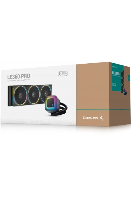Система водяного охлаждения Deepcool LE360 PRO ARGB (R-LE360PRO-BKAMMC-G-1) (черный) 5