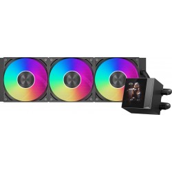 Система водяного охлаждения PcCooler DC360 Pro Display ARGB (DC360PRO-BKAWXY-GL) (черный)