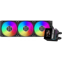 Система водяного охлаждения PcCooler DS360 Display ARGB (DS360-BKAWXY-GL) (черный)