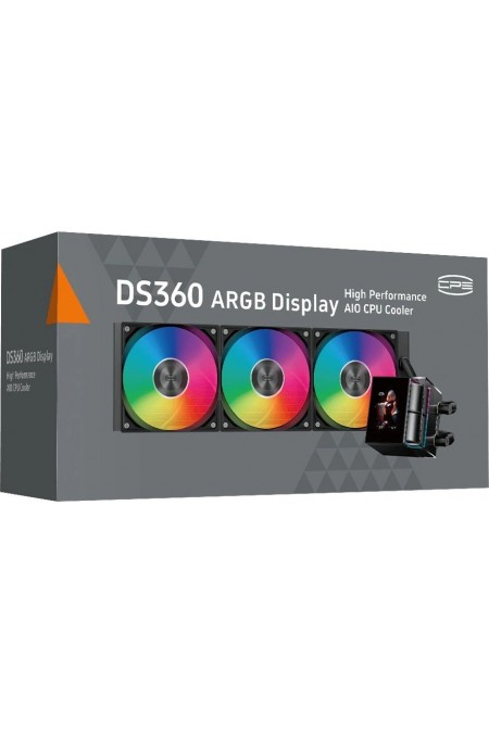 Система водяного охлаждения PcCooler DS360 Display ARGB (DS360-BKAWXY-GL) (черный) 3