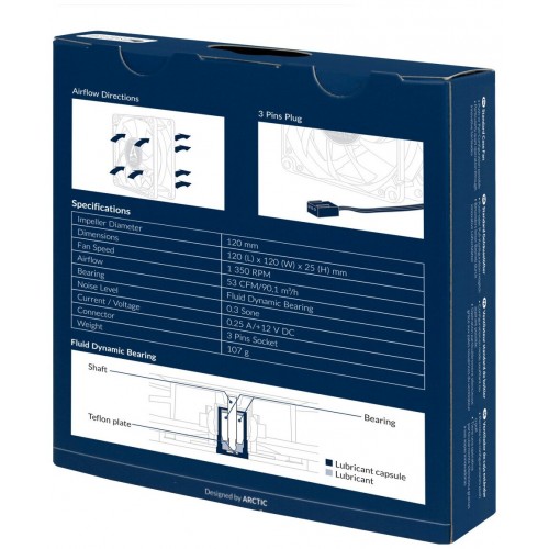 Комплект вентиляторов для корпуса Arctic F12 Value pack (ACFAN00248A) (черный) 5