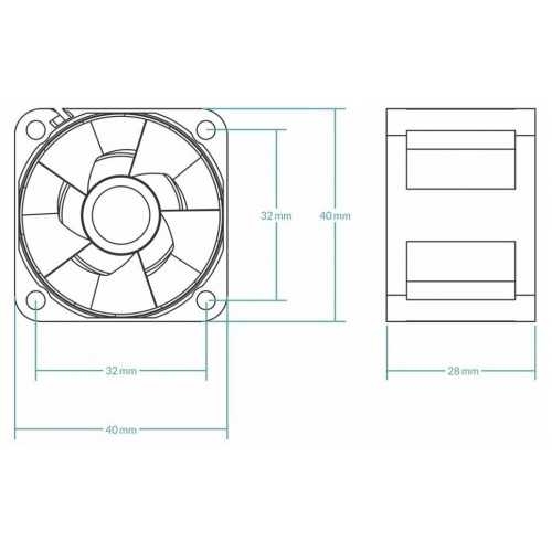 Комплект вентиляторов для корпуса Arctic S4028-6K (5 шт.) (ACFAN00273A) (черный) 1