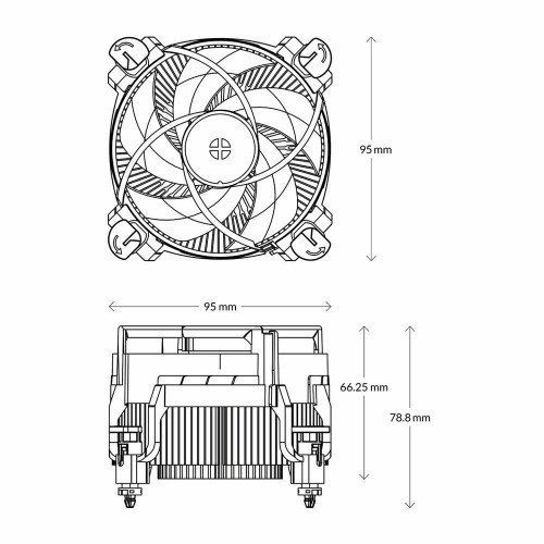 Кулер для процессора Arctic Alpine 17 (ACALP00040A) (серебристый/черный/белый) 8
