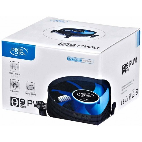 Кулер для процессора Deepcool THETA 9 PWM (серебристый/черный/голубой) 2