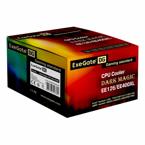 Кулер для процессора ExeGate Dark Magic EE126A-RGB RGB (EX286155RUS) (черный) 6