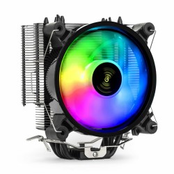 Кулер для процессора ExeGate Dark Magic EXX400V2-PWM. RGB (EX293667RUS) (черный/серебристый)