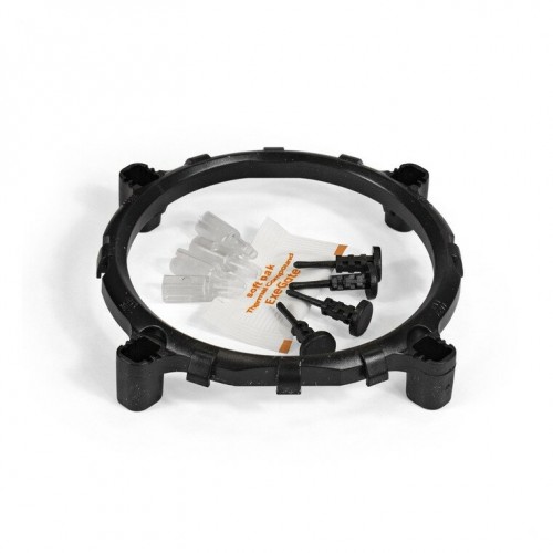 Кулер для процессора ExeGate EE80 (EX286144RUS) (серебристый/оранжевый) 5