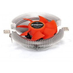 Кулер для процессора ExeGate EE80-PWM (EX286145RUS) (серебристый/оранжевый)