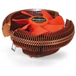 Кулер для процессора ExeGate EE90-Cu (EX286151RUS) (медный/оранжевый)