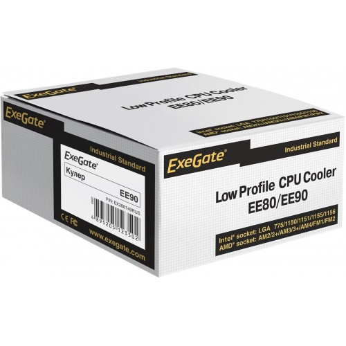 Кулер для процессора ExeGate EE90 (EX286149RUS) (серебристый) 8