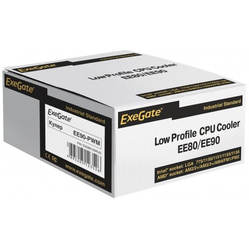 Кулер для процессора ExeGate EE90-PWM (EX286150RUS) (серебристый) 3