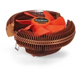 Кулер для процессора ExeGate EE90-PWM.Cu (EX286152RUS) (медный/оранжевый)