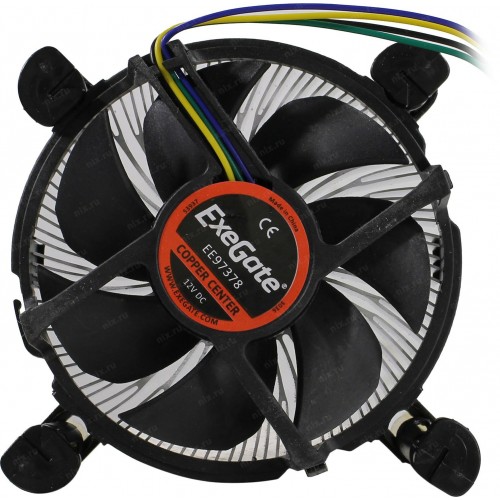 Кулер для процессора ExeGate EЕ97378 (EX283278RUS) (черный) 4