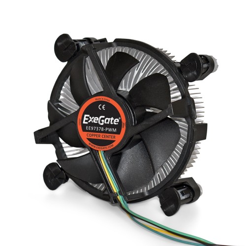 Кулер для процессора ExeGate EЕ97378-PWM (EX283277RUS) (черный) 7