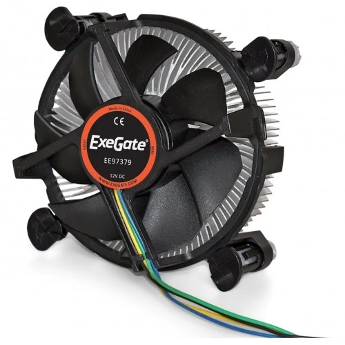Кулер для процессора ExeGate EE97379 (EX283280RUS) (серебристый/черный) 1