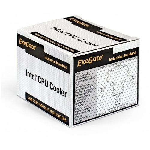 Кулер для процессора ExeGate EK-11508.PWM (EX286141RUS) (белый/черный) 1