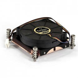 Кулер для процессора ExeGate ESNK-0049.PWM.1U.115x.Cu (EX286162RUS) (медный/черный)