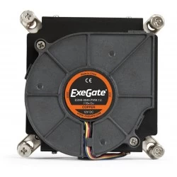 Кулер для процессора ExeGate ESNK-0049.PWM.1U.115x.Cu (EX286162RUS) (медный/черный)
