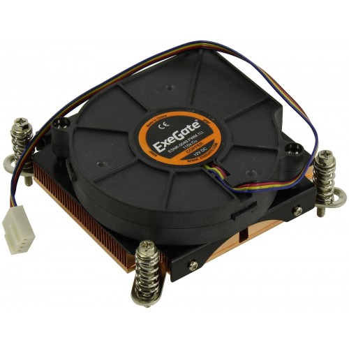 Кулер для процессора ExeGate ESNK-0049.PWM.1U.115x.Cu (EX286162RUS) (медный/черный) 7