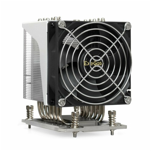 Кулер для процессора ExeGate ESNK-P0064AP4. PWM.4U. SP3. Cu (EX293437RUS) (черный/серебристый) 