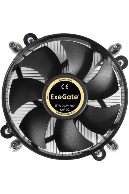 Кулер для процессора ExeGate ETA-20.V1700 (EX292654RUS) (черный) 1