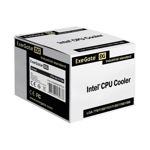 Кулер для процессора ExeGate ETA-20.V1700 (EX292654RUS) (черный) 7