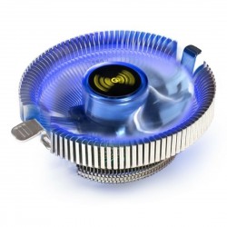 Кулер для процессора ExeGate Wizard EE91 (EX286146RUS) (медный/синяя подсветка)