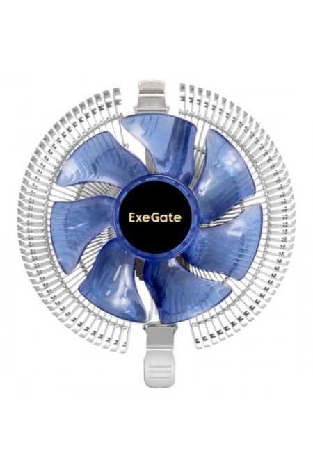 Кулер для процессора ExeGate Wizard EE91 (EX286146RUS) (медный/синяя подсветка) 2