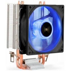 Кулер для процессора ExeGate Wizard EXX200-PWM.BLUE (EX286297RUS) (серый/черный/голубой)