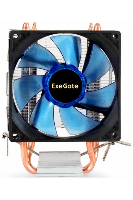 Кулер для процессора ExeGate Wizard EXX200-PWM.BLUE (EX286297RUS) (серый/черный/голубой) 2