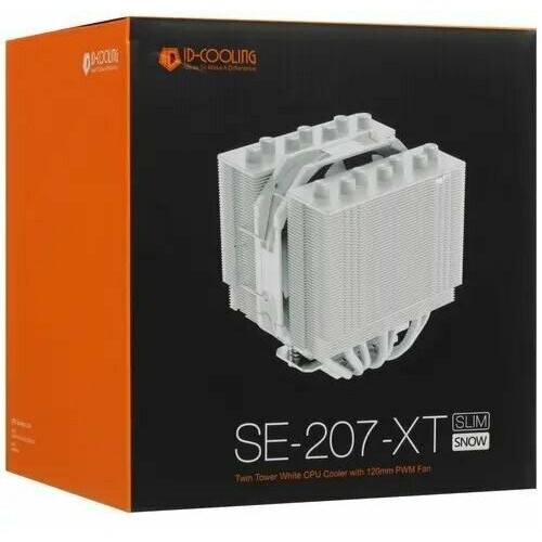 Кулер для процессора ID-COOLING SE-207-XT SLIM SNOW (белый) 2