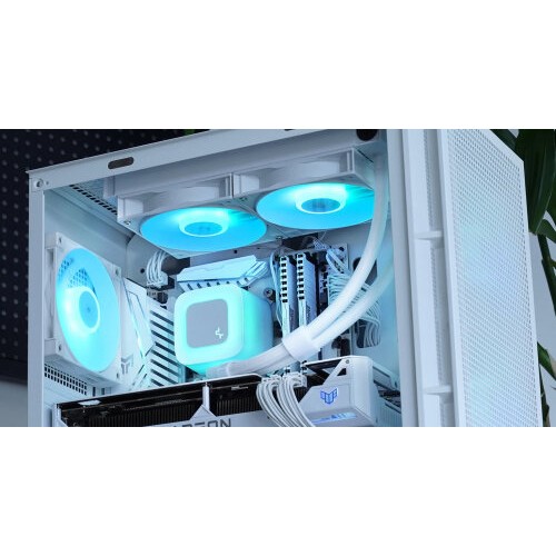 Система жидкостного охлаждения DeepСool LE240 V2 Black (R-LE360-BKAMMC-G-2) (черный) 1