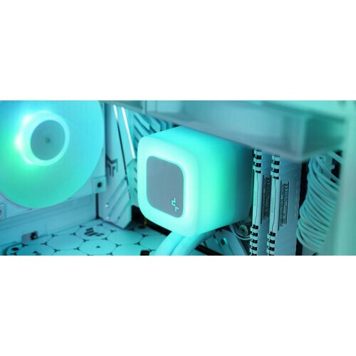Система жидкостного охлаждения DeepСool LE240 V2 WH (R-LE360-BKAMMC-G-2) (белый) 8
