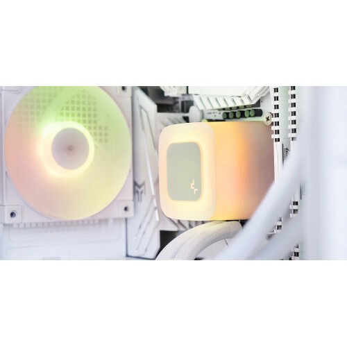Система жидкостного охлаждения DeepСool LE240 V2 WH (R-LE360-BKAMMC-G-2) (белый) 9