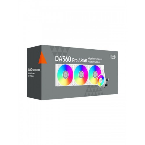 Система жидкостного охлаждения PCCooler DA360 Pro ARGB WH (белый) 7