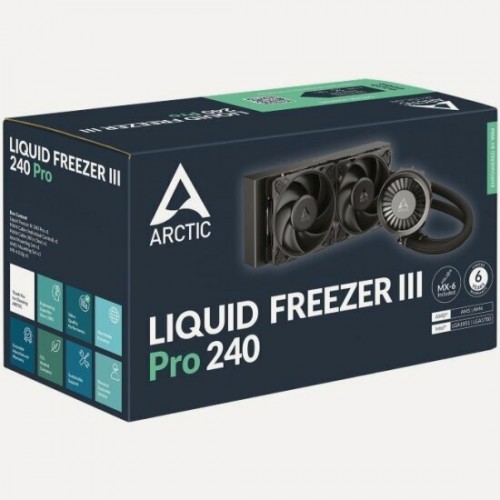 Система водяного охлаждения Arctic Cooling Liquid Freezer III Pro 240 Multi Compatible All-In-One CPU Water Cooler (ACFRE00178A) (черный) 8