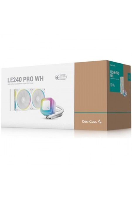Система водяного охлаждения Deepcool LE240 Pro ARGB (R-LE240PRO-WHAMMC-G-1) (белый) 5