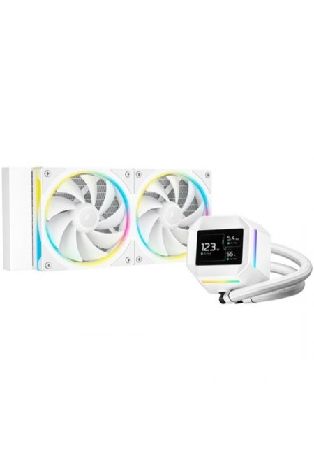 Система водяного охлаждения Deepcool LM240 WH ARGB (R-LM240-WHDMMC-1) (белый) 