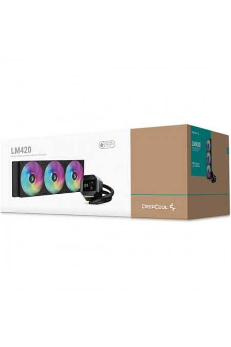 Система водяного охлаждения Deepcool LM420 ARGB (R-LM420-BKDMMC-1) (черный) 6