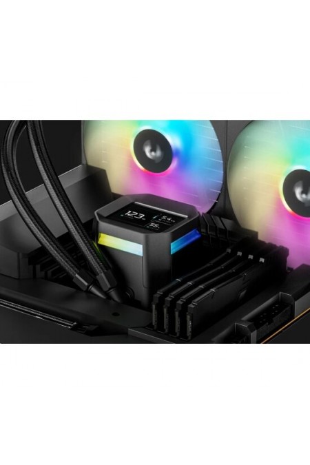 Система водяного охлаждения Deepcool LM420 ARGB (R-LM420-BKDMMC-1) (черный) 7