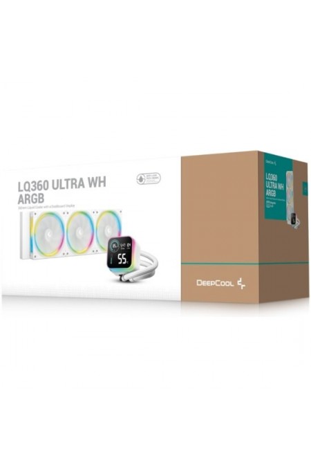 Система водяного охлаждения Deepcool LQ360 Ultra ARGB (R-LQ360-WHASMC-G-1) (белый) 5