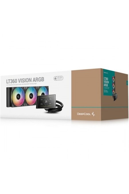 Система водяного охлаждения Deepcool LT360 Vision ARGB (R-LT360VISION-BKAMMC-G-1) (черный) 1