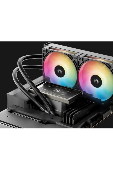 Система водяного охлаждения Deepcool LT360 Vision ARGB (R-LT360VISION-BKAMMC-G-1) (черный) 2