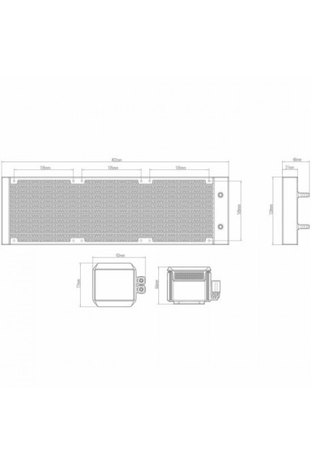 Система водяного охлаждения DEEPCOOL MYSTIQUE 360 (R-LX750-BKDSNMP-G-1) (черный) 7