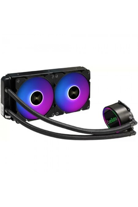 Система водяного охлаждения ExeGate BlackWater-240V3.PWM.ARGB (EX298224RUS) (черный) 