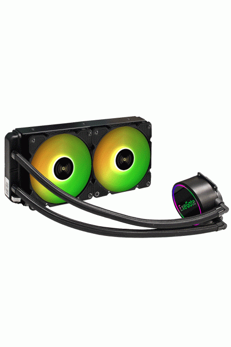 Система водяного охлаждения ExeGate EX293458RUS BlackWater-240.PWM.ARGB (черный) 