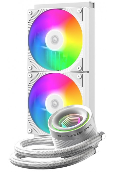 Система водяного охлаждения ID-Cooling FX240 Inf ARGB (FX240 INF WHITE) (белый) 2