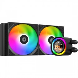 Система водяного охлаждения ID-Cooling FX240 LCD (черный)