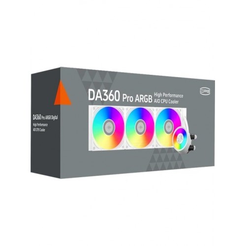 Система водяного охлаждения PcCooler DA360 Pro ARGB (DA360PRO-WHAWXX-GL) (белый) 8